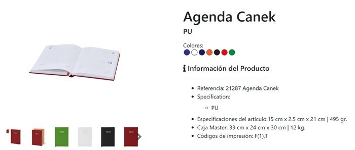 Agendas originales Agendas originales