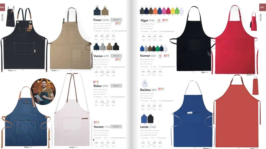 Personalised aprons